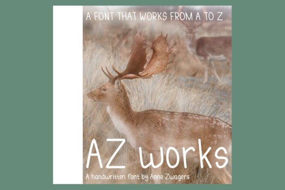 Az Works: A Handwritten Font That Makes Your Brand Feel Human