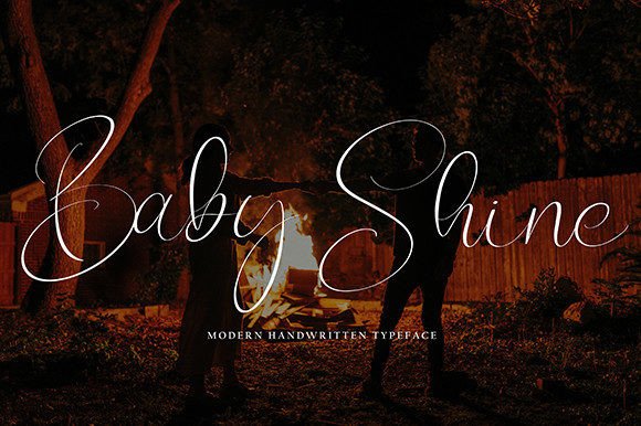 Baby Shine: A Dainty Handwritten Font for Polished Brand Moments