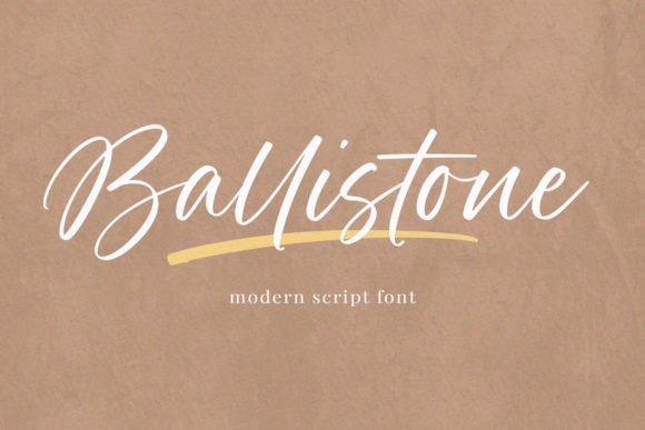 Ballistone: A Handwritten Font That Feels Like It Was Made for Your Brand