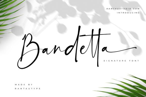 Bandetta: A Modern Script Font for Editorial Design