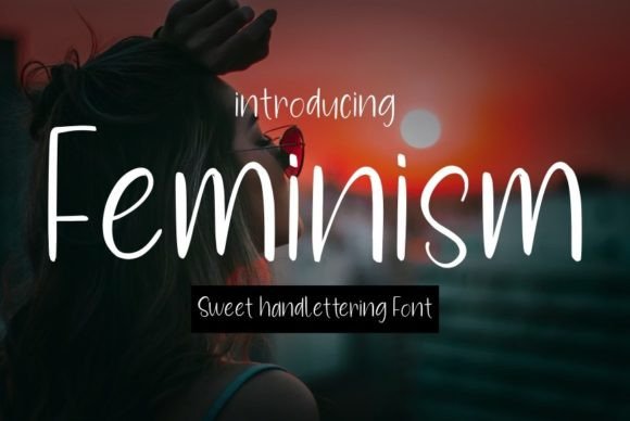 Feminism Font: A Playful Display Typeface for Bold Brand Moments