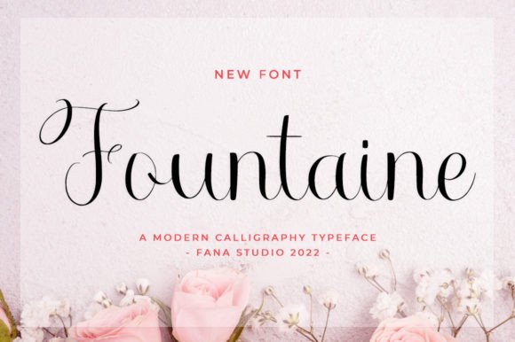 Fountaine Script Font for Campaign Headlines & Visual Impact