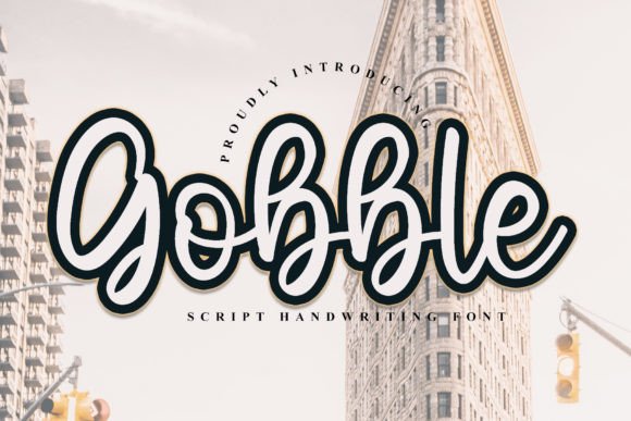 Gobble: A Refined Handwritten Font for Brand Confidence