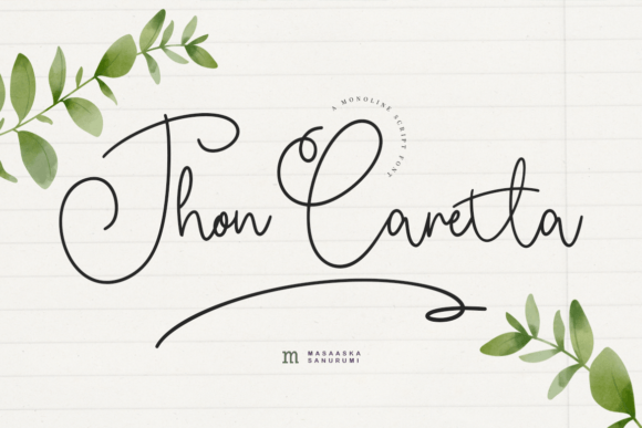 Jhon Caretta: A Modern Script Font That Elevates Your Brand
