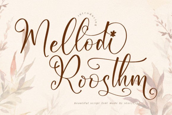 Mellodi Roosthm: A Thoughtful Script Font for Editorial Warmth