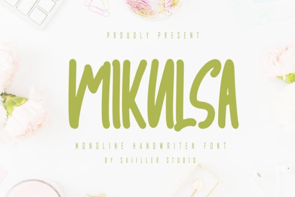 Mikulsa: A Bold, Paint-Brushed Typeface for Digital Headlines