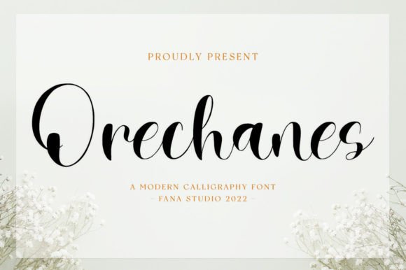 Orechanes: A Handwritten Font That Elevates Real Small Business Branding