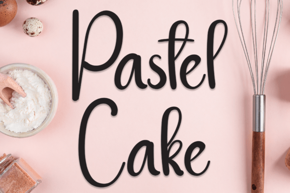 Pastel Cake Font: A Friendly Handwritten Typeface for Digital Brands