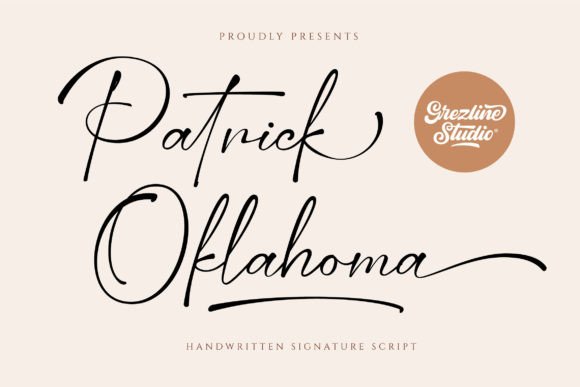 Patrick Oklahoma: A Refined Script Font for Authentic Brand Identity