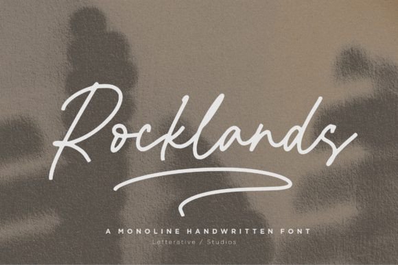 Rocklands: A Handwritten Font That Makes Your Brand Feel Human