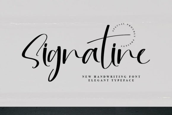 Signatine: A Handwritten Font That Elevates Digital Branding