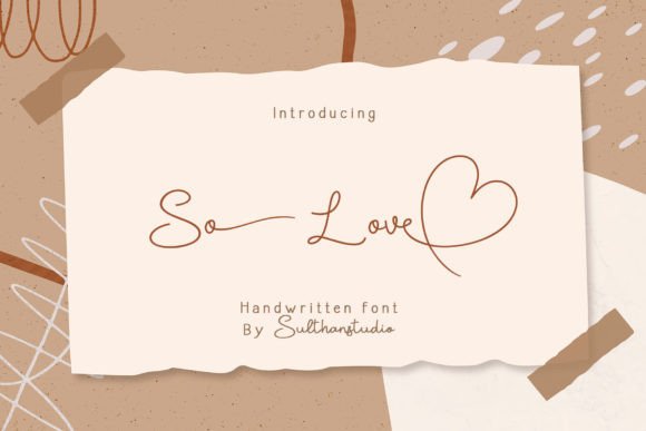 So Love: A Handwritten Script Font That Feels Like a Hug