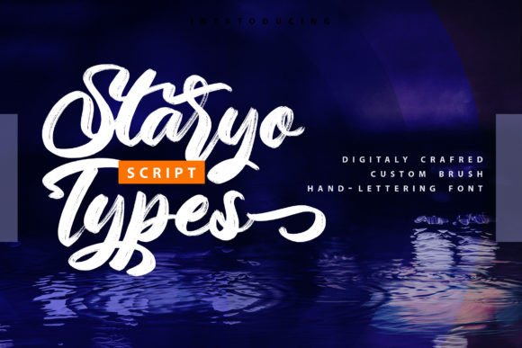 Staryo Types: A Script Font That Makes Your Brand Feel Thoughtful