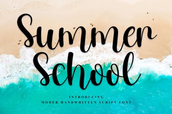 Summer School Handwritten Font for Crafters & Sellers