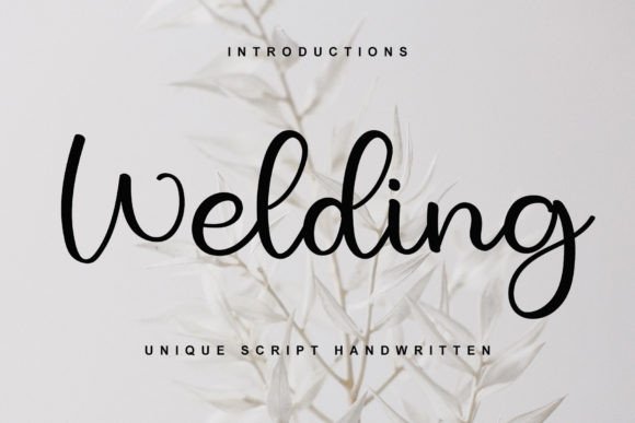 Welding: A Bold Script Font for Impactful Web Design