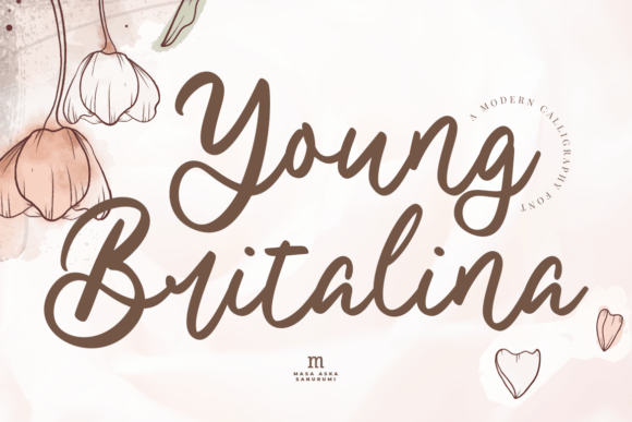 Young Britalina: A Modern Script Font That Earns Its Place